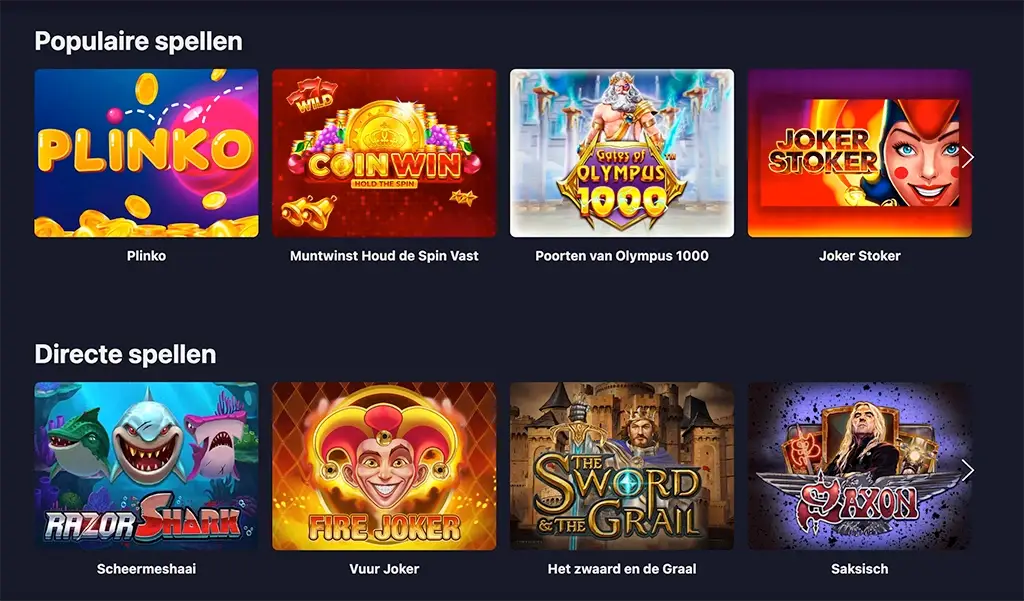 VOX Casino spellen